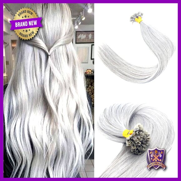 Real Human Hair Extensions 16 Inch Keratin U Tip 50g Pre Bonded main image 7